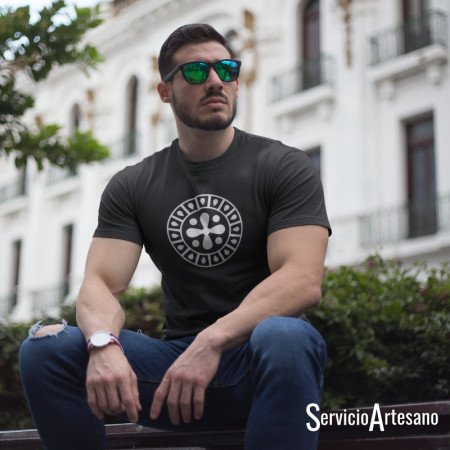 Mandala Hélices Blanco Hombre Mandala Hélices Blanco Hombre